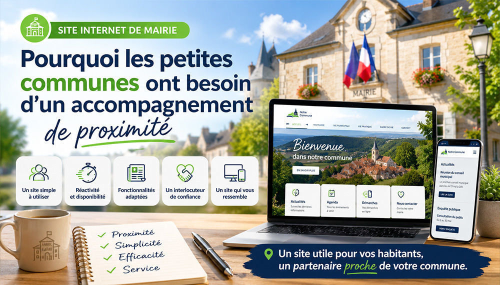 Site internet de mairie : pourquoi les petites communes ont besoin d’un accompagnement de proximité