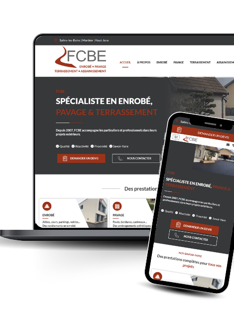 FCBE - Enrobé, pavage, terrassement et assainissement dans le Jura